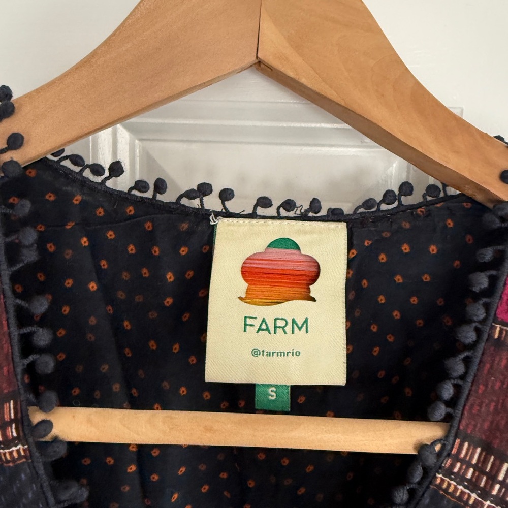 Farm Rio Mixed Patchwork Mini Dress - Picture 4 of 6